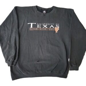 Vintage University Of Texas Starter Crewneck Sweatshirt Men's L 90s NCAA